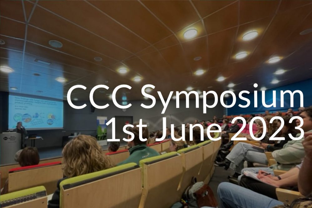 CCC symposium 1st June 2023 Save the date! Carbohydrate Competence